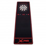 Dart Mat XQmax Sports Black Red Dartboard 180