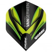  Plumas Winmau Darts Prism Alpha MvG Black Green  - 1