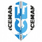  Plumas Flights Red Dragon Hardcore Gerwyn Price White Blue Logo  - 1