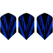  Plumas Flights XQMax Darts Slim Blue  - 3