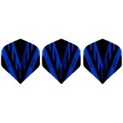  Plumas Flights XQMax Darts Standard Blue  - 3