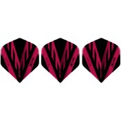  Plumas Flights XQMax Darts Standard Red  - 3