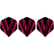  Plumas Flights XQMax Darts Standard Red  - 3