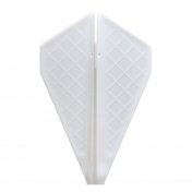  Plumas Cosmo Darts Flights Flight Pro V-2 White  - 1