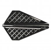  Plumas Cosmo Darts Flights Flight Pro V-2 Black  - 2