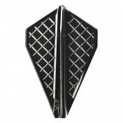  Plumas Cosmo Darts Flights Flight Pro V-2 Black  - 1