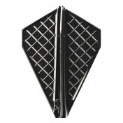  Plumas Cosmo Darts Flights Flight Pro V-3 Black  - 1