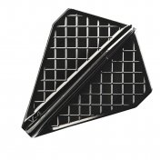  Plumas Cosmo Darts Flights Flight Pro V-4 Black  - 2