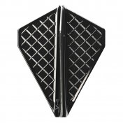  Plumas Cosmo Darts Flights Flight Pro V-4 Black  - 1