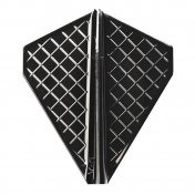  Plumas Cosmo Darts Flights Flight Pro V-5 Black  - 1