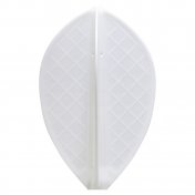  Plumas Cosmo Darts Flights Flight Pro D-2 White  - 1