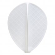  Plumas Cosmo Darts Flights Flight Pro D-4 White  - 1