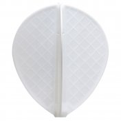  Plumas Cosmo Darts Flights Flight Pro D-5 White  - 1