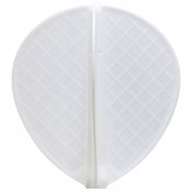  Plumas Cosmo Darts Flights Flight Pro D-6 White  - 1