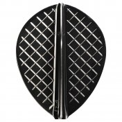  Plumas Cosmo Darts Flights Flight Pro D-4 Black  - 1