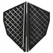  Plumas Cosmo Darts Flights Flight Pro S-6 Black  - 1