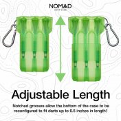  Funda Dardos Casemaster Nomad Adjustable Dart Case Green  - 4