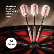  Dardos Fat Cat Darts Viper Pink Lady 16gm Silver  - 3