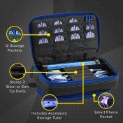  Funda Dardos Casemaster Plazma Plus Darts Blue  - 3