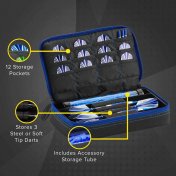 Casemaster Plazma Darts Blue - 3