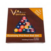 Juego Bolas Billar Ventura Economy Pro Set 57.3mm - 3