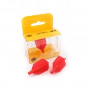  Plumas Flights Darts Cuesoul Tero AK4 Roja Slim  - 2