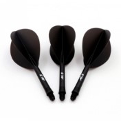 Plumas Cuesoul Flights AK5 Pear S Black  - 3