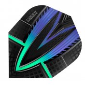  Plumas Harrows Darts Flights Fusion Blue Greeen  - 1