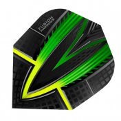  Plumas Harrows Darts Flights Fusion Green Yellow 