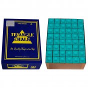 Tiza Billar Triangle Chalk Verde 144 unid - 1