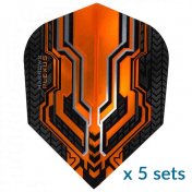 Harrows Darts Plexus Orange Standard 5 Sets ( 15 Plumas ) - 1