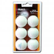 Blister 6 Pelotas Ping Pong Enebe Match Blancas - 1