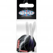 Sistema Cañas + Pluma Mckicks Thunder Lightning Black Flight Shaft Set - 2