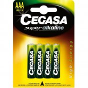 Pila Cegasa LR3 1.5V AAA Super Alkalina 4 unid.