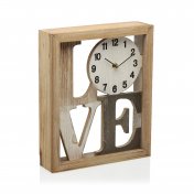 Reloj mesa metal love 25 cm - 1