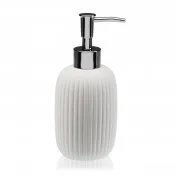 Dispensador jabón  blanco rayas - 1