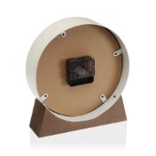 Reloj mesa metal blanco 20 cm - 3