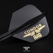  Plumas Condor Axe Shape Negro Logo S 21.5mm 3 Uds.  - 3