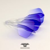  Plumas Condor Axe Shape Gradation Azul S 21.5mm 3 Uds.  - 2