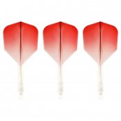  Plumas Condor Axe Shape Gradation Rojo S 21.5mm 3 Uds.  - 3