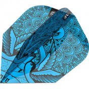  Plumas Target Darts Flights Ink Pro Blue Ten-X  - 2