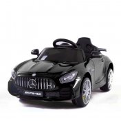 Coche eléctrico Mercedes GTR negro con radio control