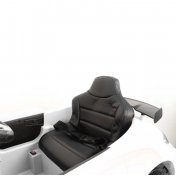 Coche eléctrico Mercedes GTR blanco con radio control - 5