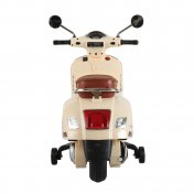 Moto eléctrica Vespa crema - 4