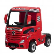 Camión Eléctrico Mercedes Actros Rojo para niños - 1