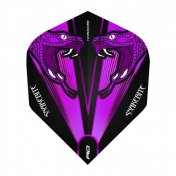  Plumas Flights Red Dragon Pink Snakebite Trans. Set 3 Unid  - 1