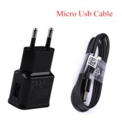 Cargador 5V 2A salida usb con cable micro usb 1 metros - 2