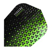  Plumas Harrows Darts Flights Tessera Verde  - 2