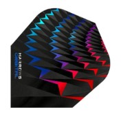  Plumas Harrows Darts Flights Orbital Aqua Red  - 2