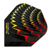  Plumas Harrows Darts Flights Orbital Amarillo Rojo  - 2